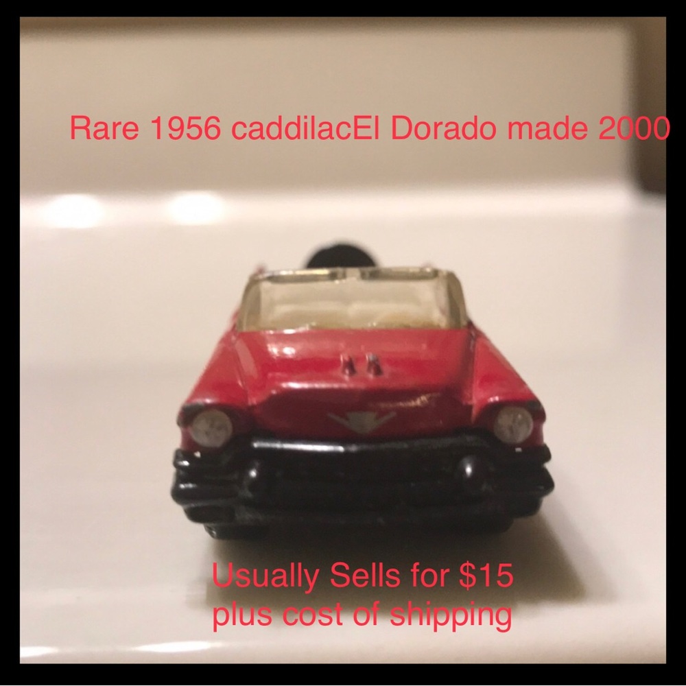 Matchbox 1956 Cadillac Eldorado convertible fair vintage condition rare red